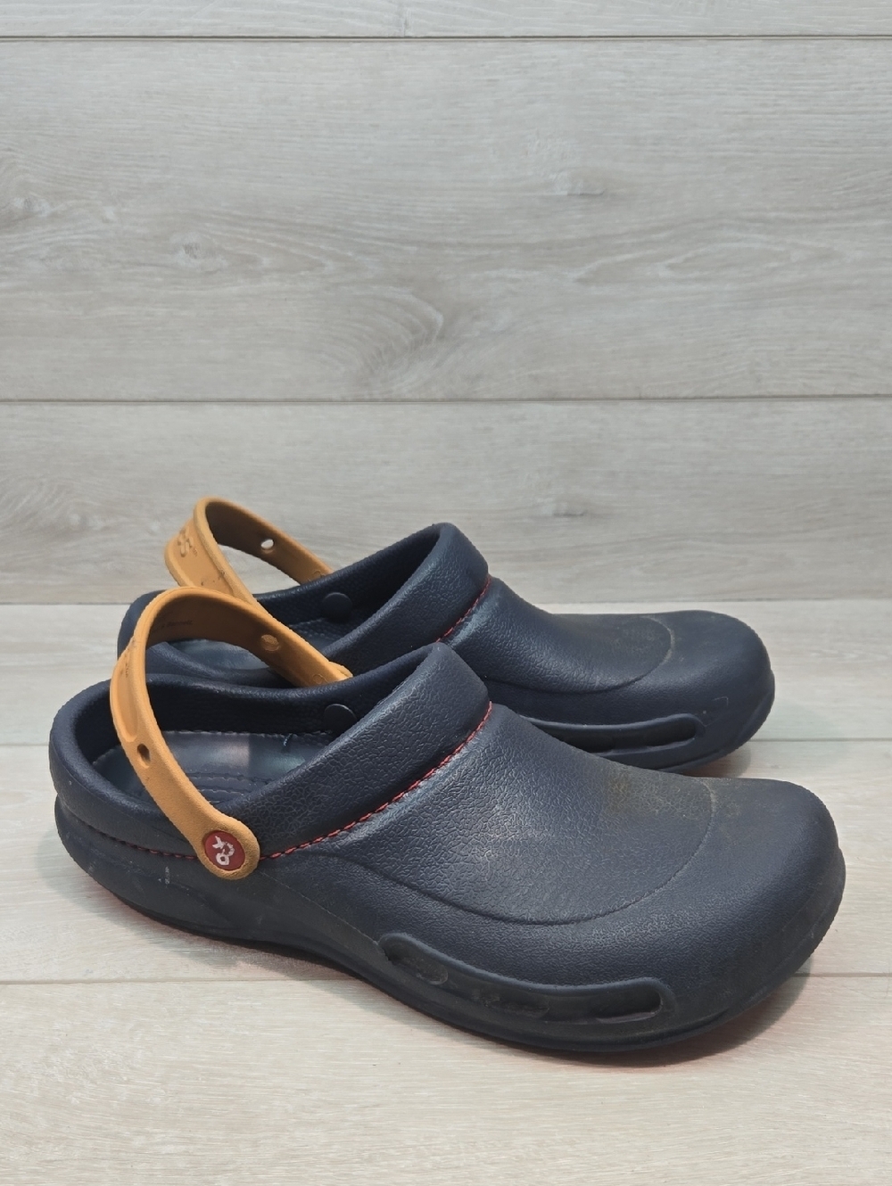 Crocs Men's Navy Blue Slip-On Clogs Mule Outdoor Shoes Sz 13